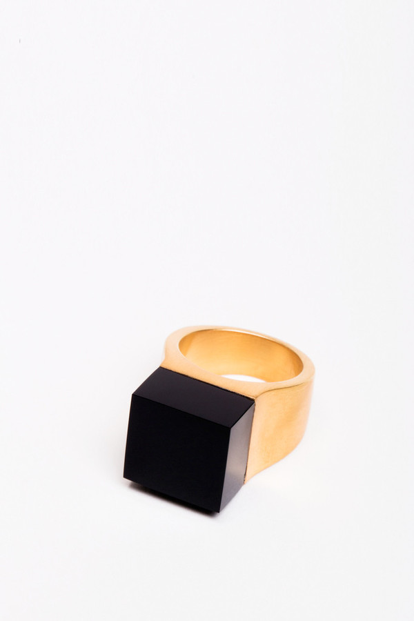 Ming Yu Wang Vector Ring Onyx Ming Yu Wang Vector Ring Onyx
