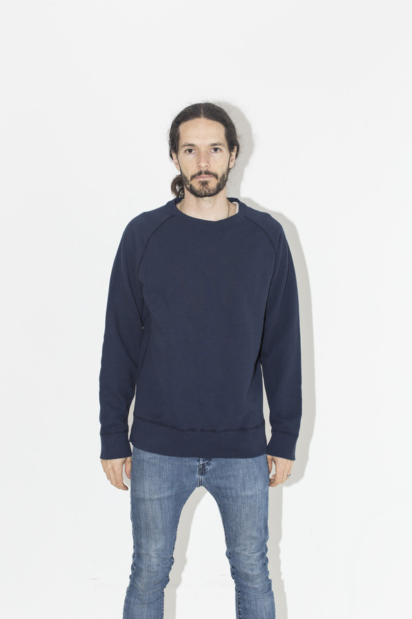 Men's Velva Sheen Navy Crew Sweat Men's Velva Sheen Navy Crew Sweat