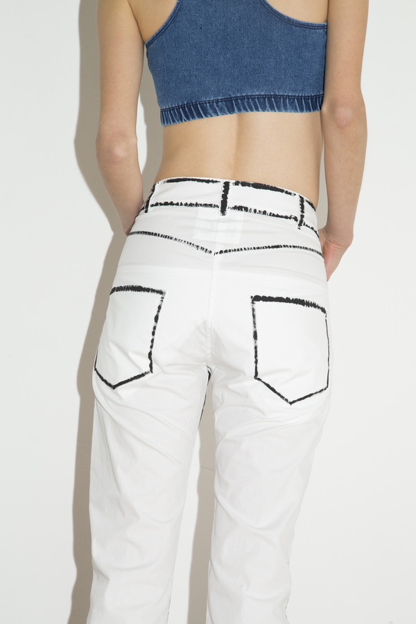 69 White Painted Jeans 69 White Painted Jeans