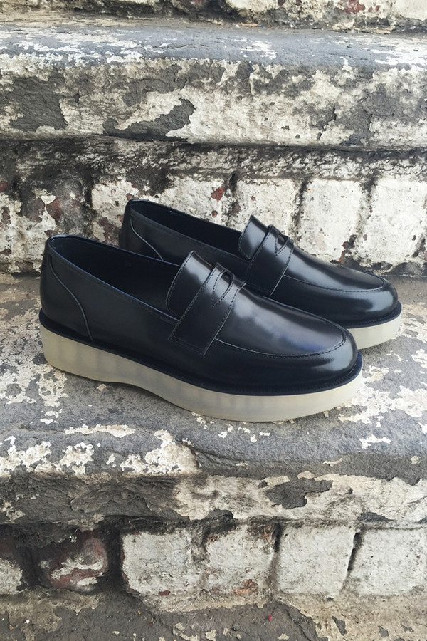 F-Troupe Black Wedge Loafer F-Troupe Black Wedge Loafer