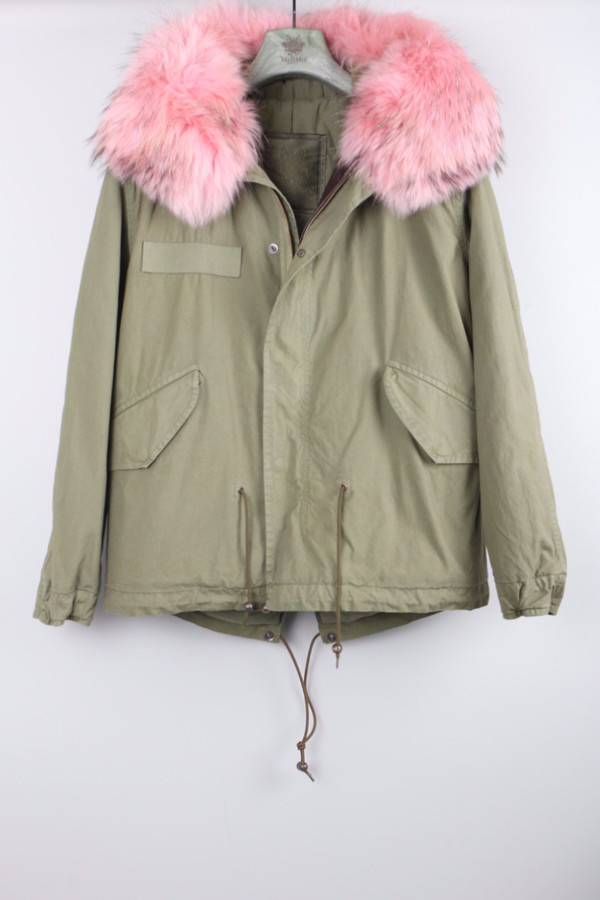 Mr & Mrs Italy Mini Army Parka Pink Mr & Mrs Italy Mini Army Parka Pink