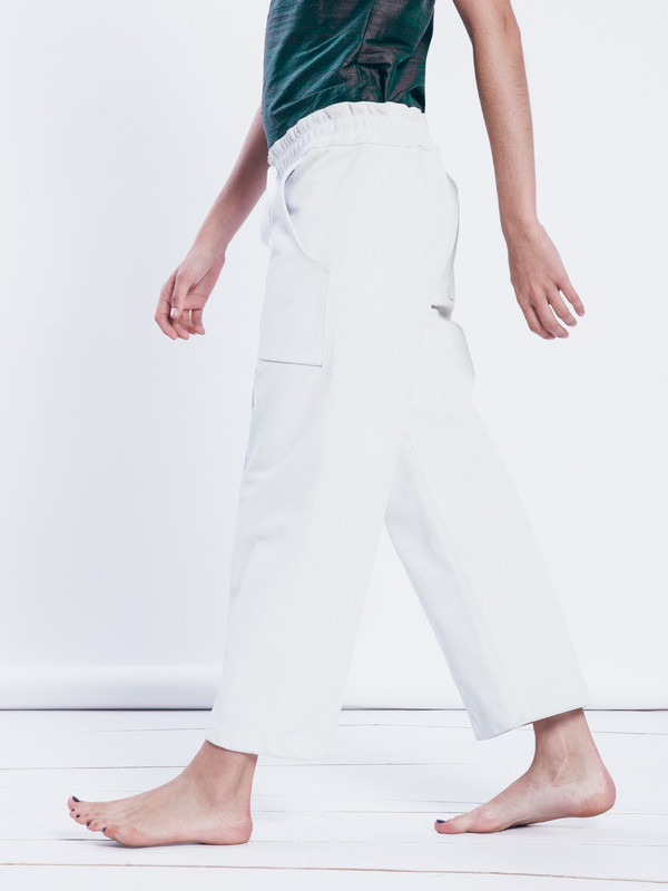 Nikki Chasin Heavy Suede Patch Pant Nikki Chasin Heavy Suede Patch Pant