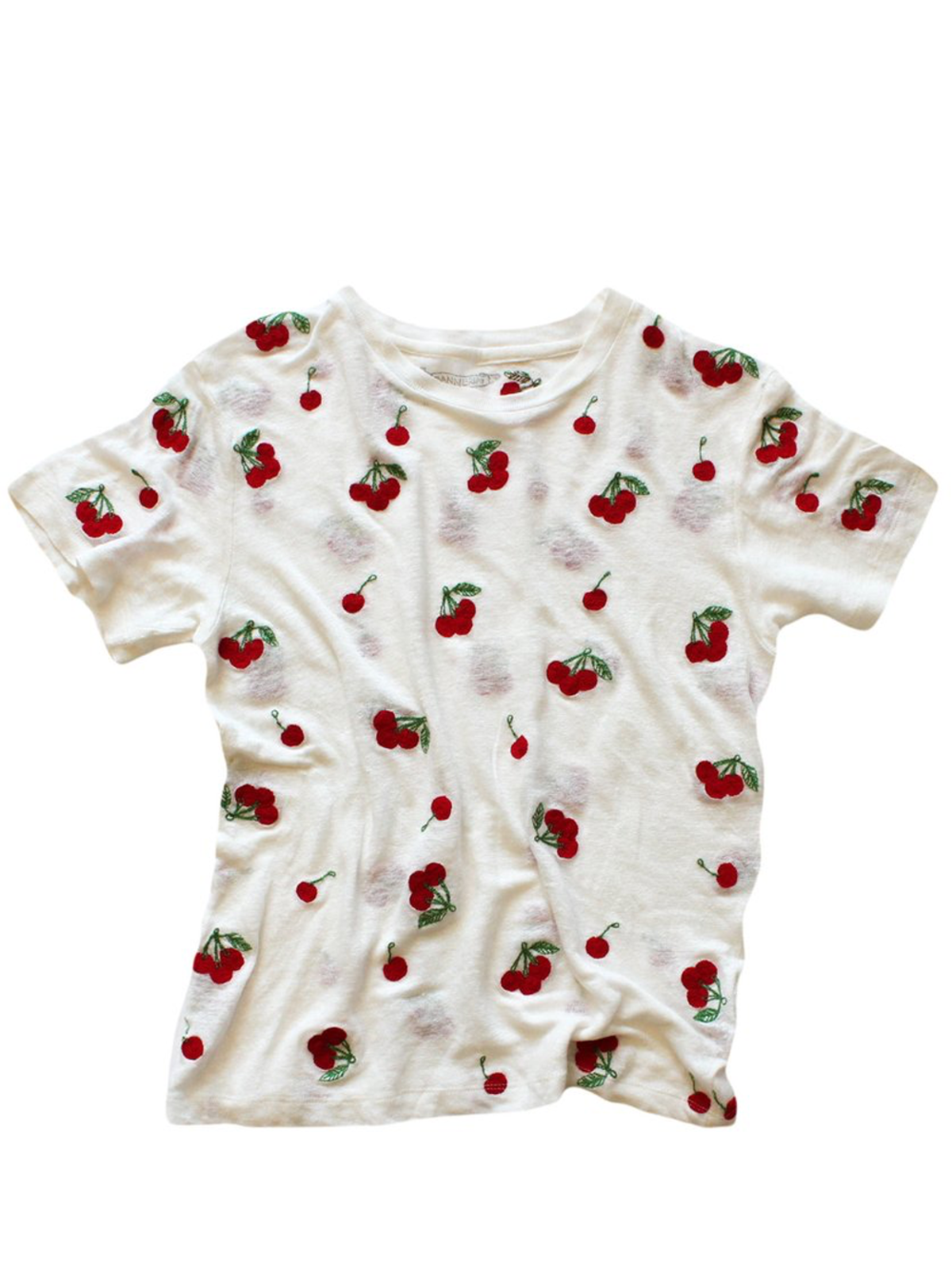 Unisex Banner Day Cherries Tee Bone Garmentory