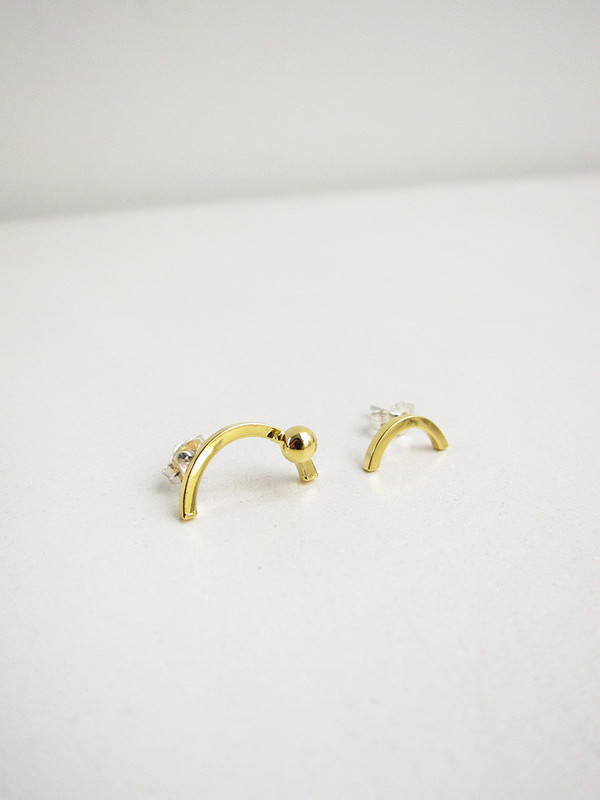 FAUX/real Wine and Moon Earrings FAUX/real Wine and Moon Earrings