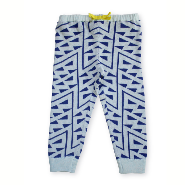 Micaela Greg Knitted Squiggle Pant - Ultramarine Micaela Greg Knitted Squiggle Pant - Ultramarine