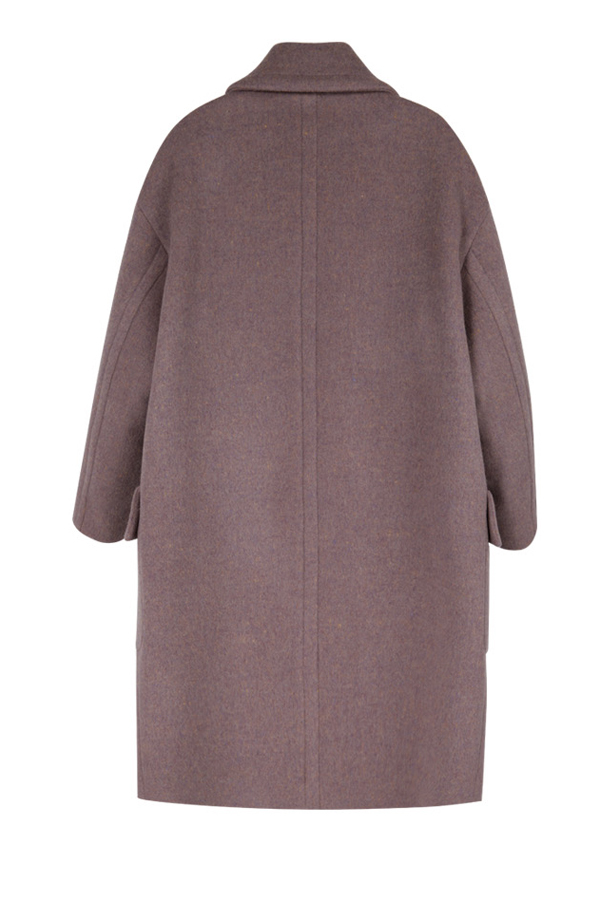 ANDERSSON BELL Alice Oversized Double Breasted Coat- Pink Melange ANDERSSON BELL Alice Oversized Double Breasted Coat- Pink Melange