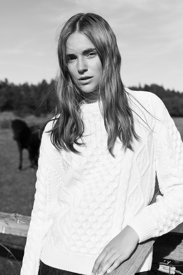 ANDERSSON BELL Aran Cable Sweater- Ivory ANDERSSON BELL Aran Cable Sweater- Ivory
