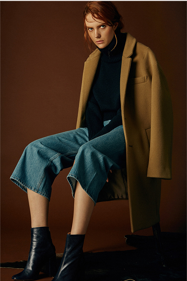 ANDERSSON BELL Johansson Oversized Single Breasted Coat- Beige ANDERSSON BELL Johansson Oversized Single Breasted Coat- Beige