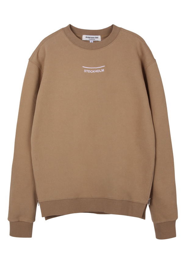 ANDERSSON BELL Unisex City Coordinates Sweatshirt- Beige ANDERSSON BELL Unisex City Coordinates Sweatshirt- Beige