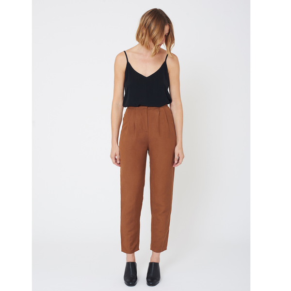 First Rite High Rise Trouser | Amber First Rite High Rise Trouser | Amber