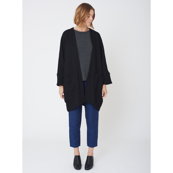 First Rite Sweater Cape Black First Rite Sweater Cape Black