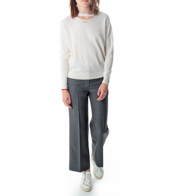 Ports 1961 Grey Wide Leg Trousers Ports 1961 Grey Wide Leg Trousers