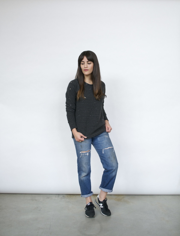 LNA Charcoal Beach Pullover LNA Charcoal Beach Pullover