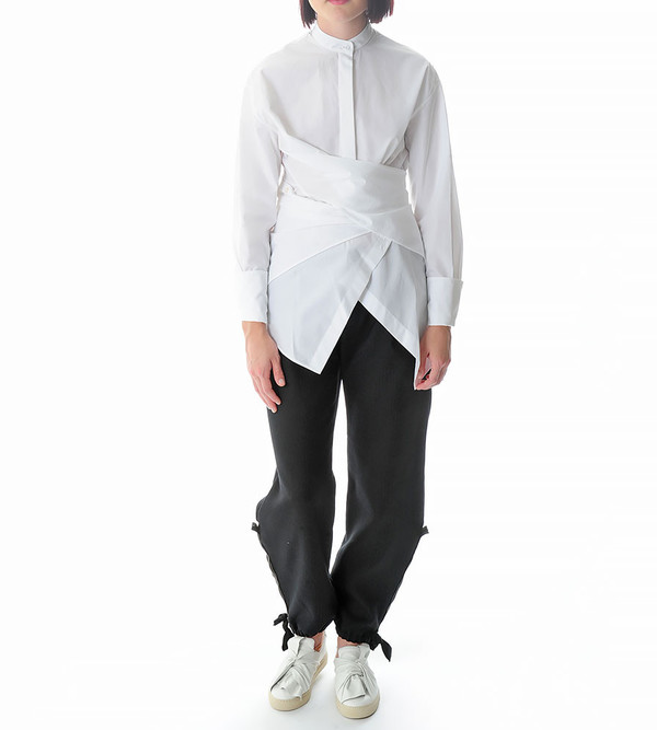 Ports 1961 White Blouse with Flap Detail Ports 1961 White Blouse with Flap Detail