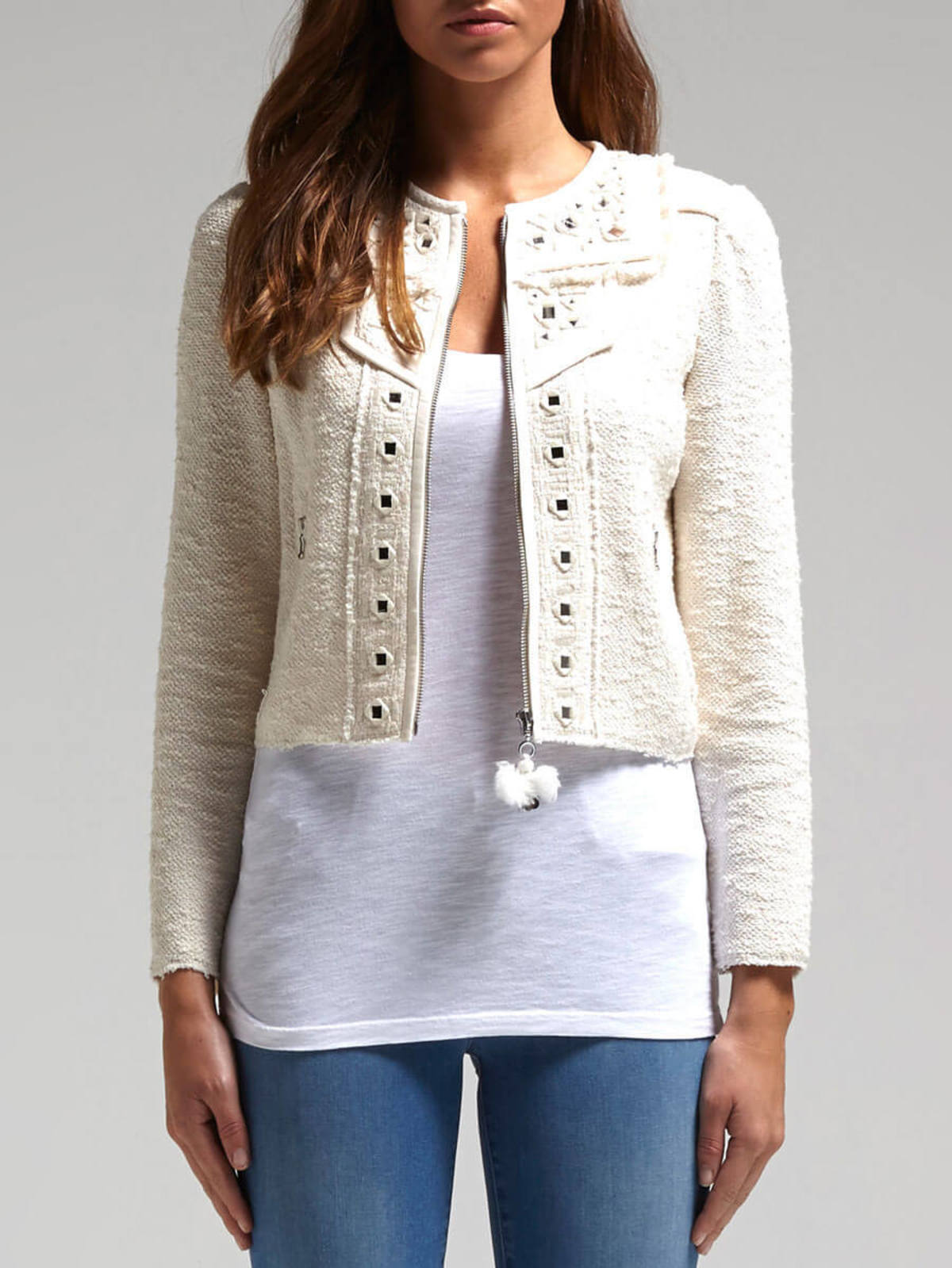 Rebecca Taylor Mirror Embellished Tweed 