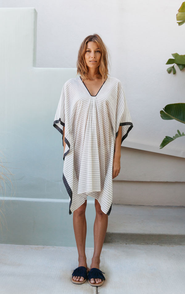 Two Microstripe Caftan Two Microstripe Caftan
