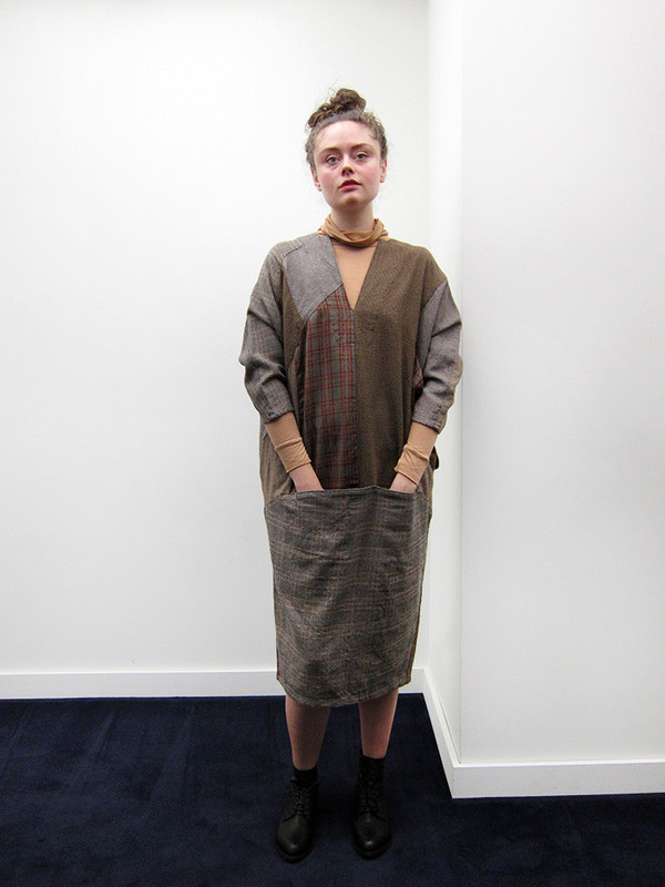 Kapital Tweed Patchwork Art Dress Kapital Tweed Patchwork Art Dress