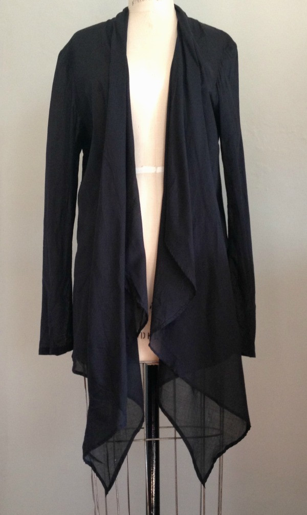 Organic Voile Drape Cardi Organic Voile Drape Cardi