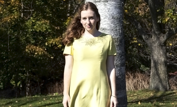 White Elephant Vintage Mod Yellow Sunburst Dress White Elephant Vintage Mod Yellow Sunburst Dress