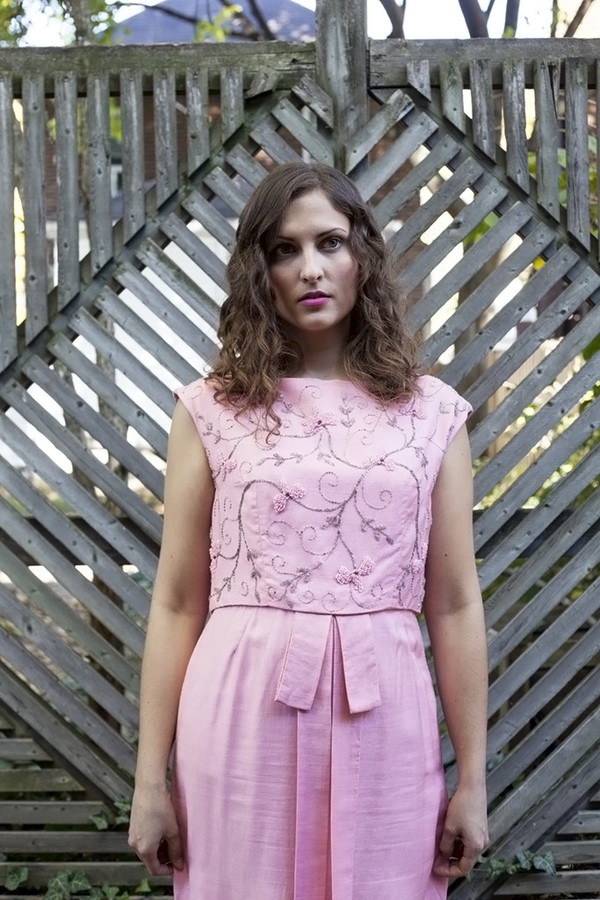 White Elephant Vintage Pink Beaded Dress White Elephant Vintage Pink Beaded Dress