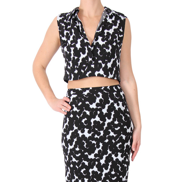 A.L.C. Betti Silk Crop Top A.L.C. Betti Silk Crop Top