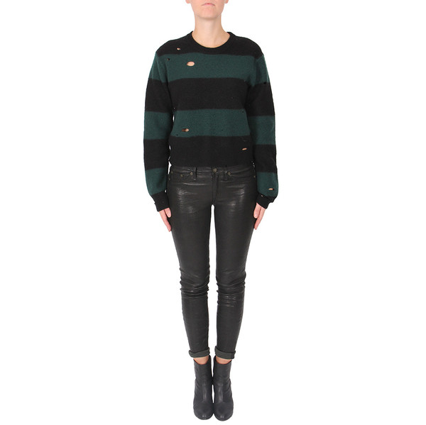 T By Alexander Wang Boiled Wool Crop Pullover T By Alexander Wang Boiled Wool Crop Pullover