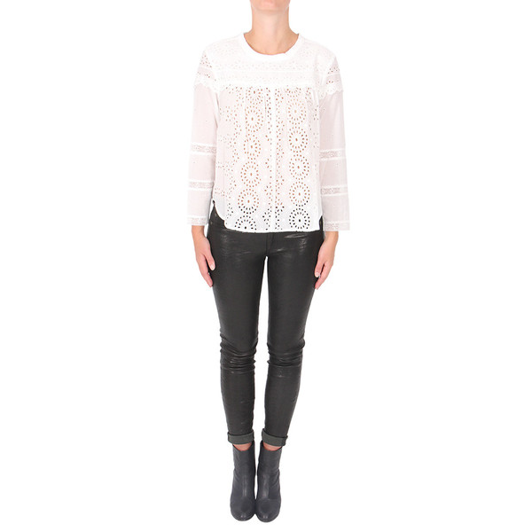 Sea Eyelet Long Sleeve Top Sea Eyelet Long Sleeve Top