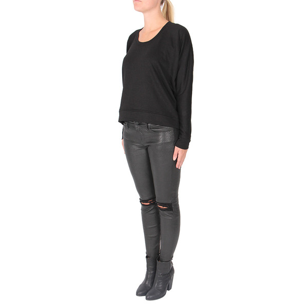 T By Alexander Wang French Terry Long Sleeve Top T By Alexander Wang French Terry Long Sleeve Top