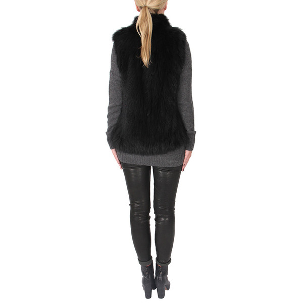 Theory Hanalee Knit Fur Vest Theory Hanalee Knit Fur Vest