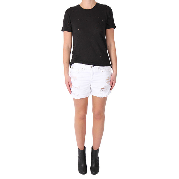 IRO Clay Holey Linen Tee IRO Clay Holey Linen Tee