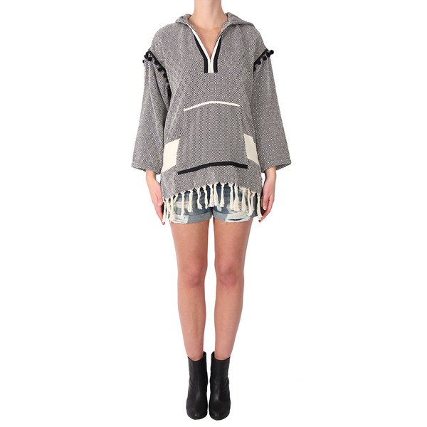 KOZA Baja Fringe Hooded Top KOZA Baja Fringe Hooded Top