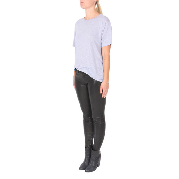T By Alexander Wang Linen Silk Oversized Tee T By Alexander Wang Linen Silk Oversized Tee
