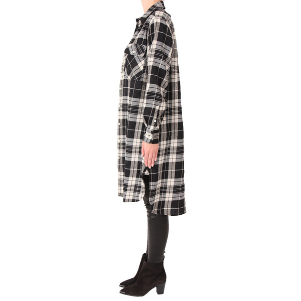R13 Long Plaid Shirt R13 Long Plaid Shirt