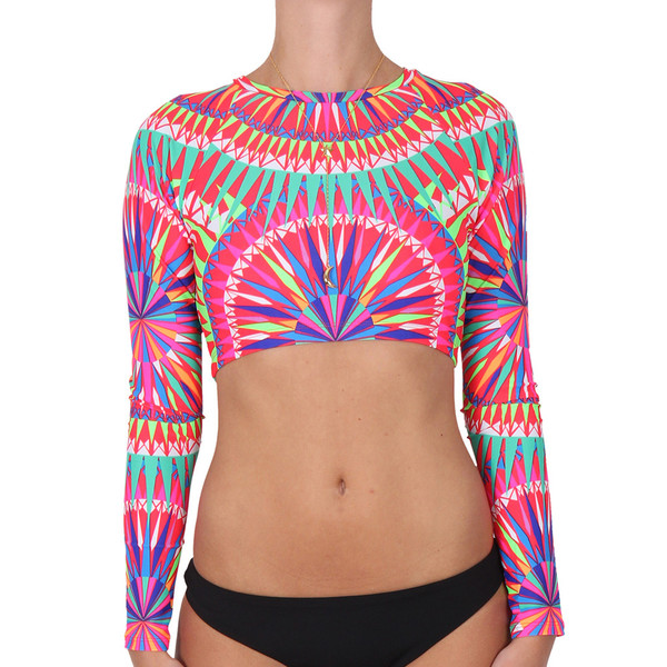 Mara Hoffman Crop Rashguard Mara Hoffman Crop Rashguard