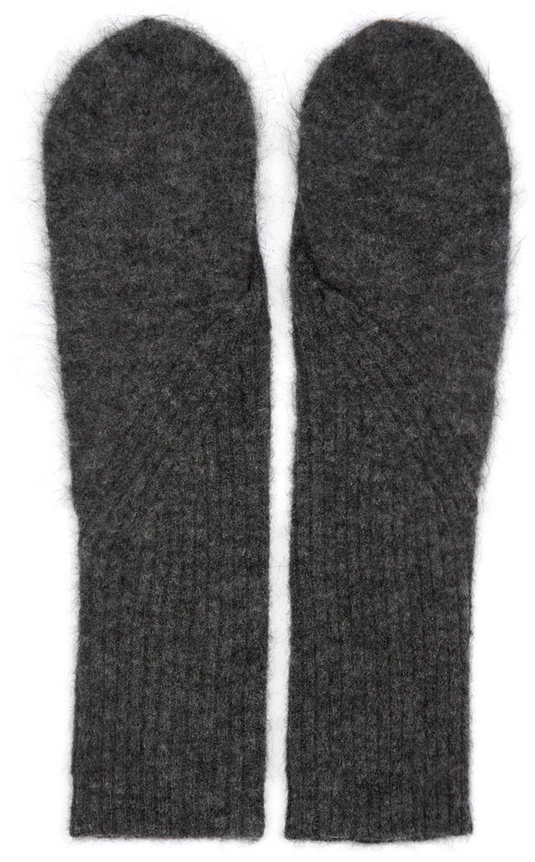 Acne Studios Mohair Violette Mittens Acne Studios Mohair Violette Mittens