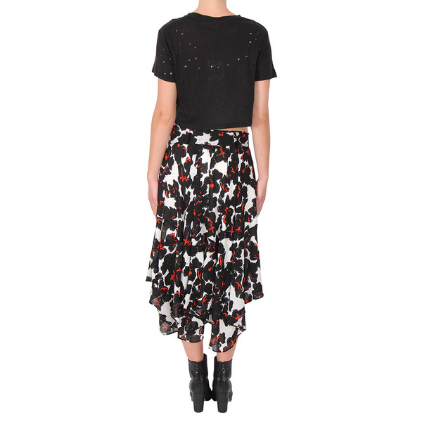 A.L.C. Nico Floral Silk Skirt A.L.C. Nico Floral Silk Skirt