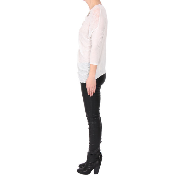 Raquel Allegra Shredded Jersey Henley Raquel Allegra Shredded Jersey Henley