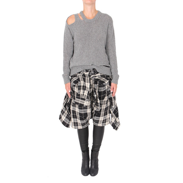 R13 Vedder Pants in Plaid and Leather R13 Vedder Pants in Plaid and Leather