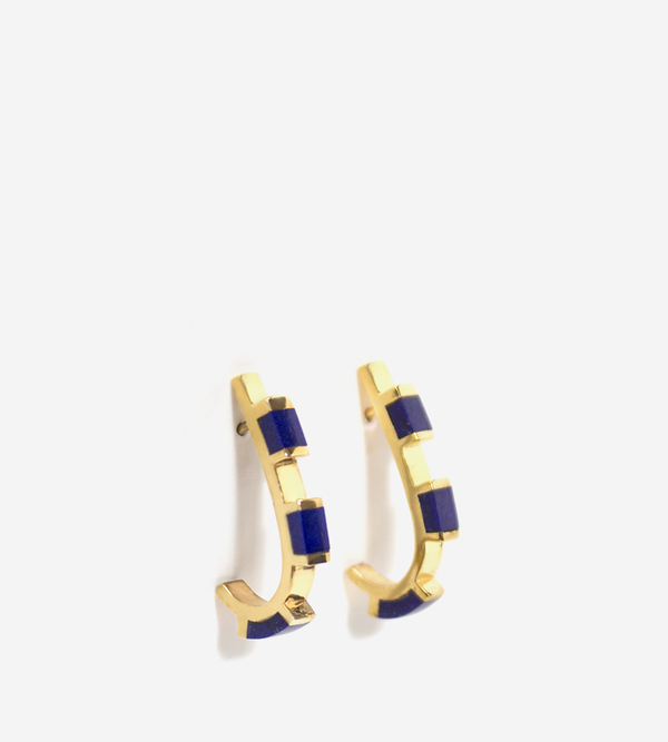 Luz Ortiz Cubik Lapis Lazuli Earrings Luz Ortiz Cubik Lapis Lazuli Earrings