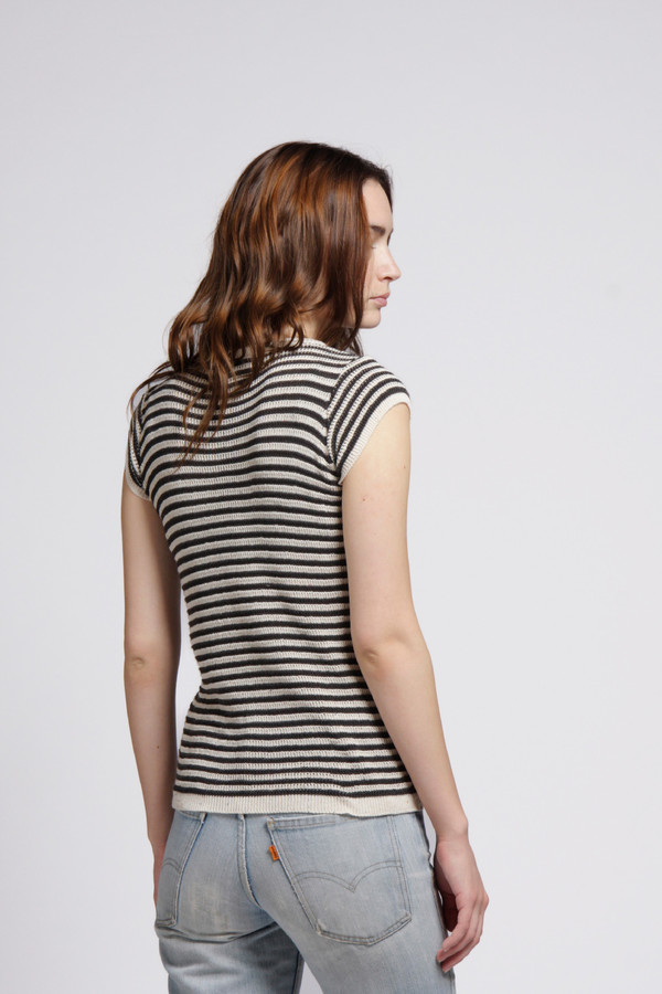 Striped Waffle Tee Striped Waffle Tee