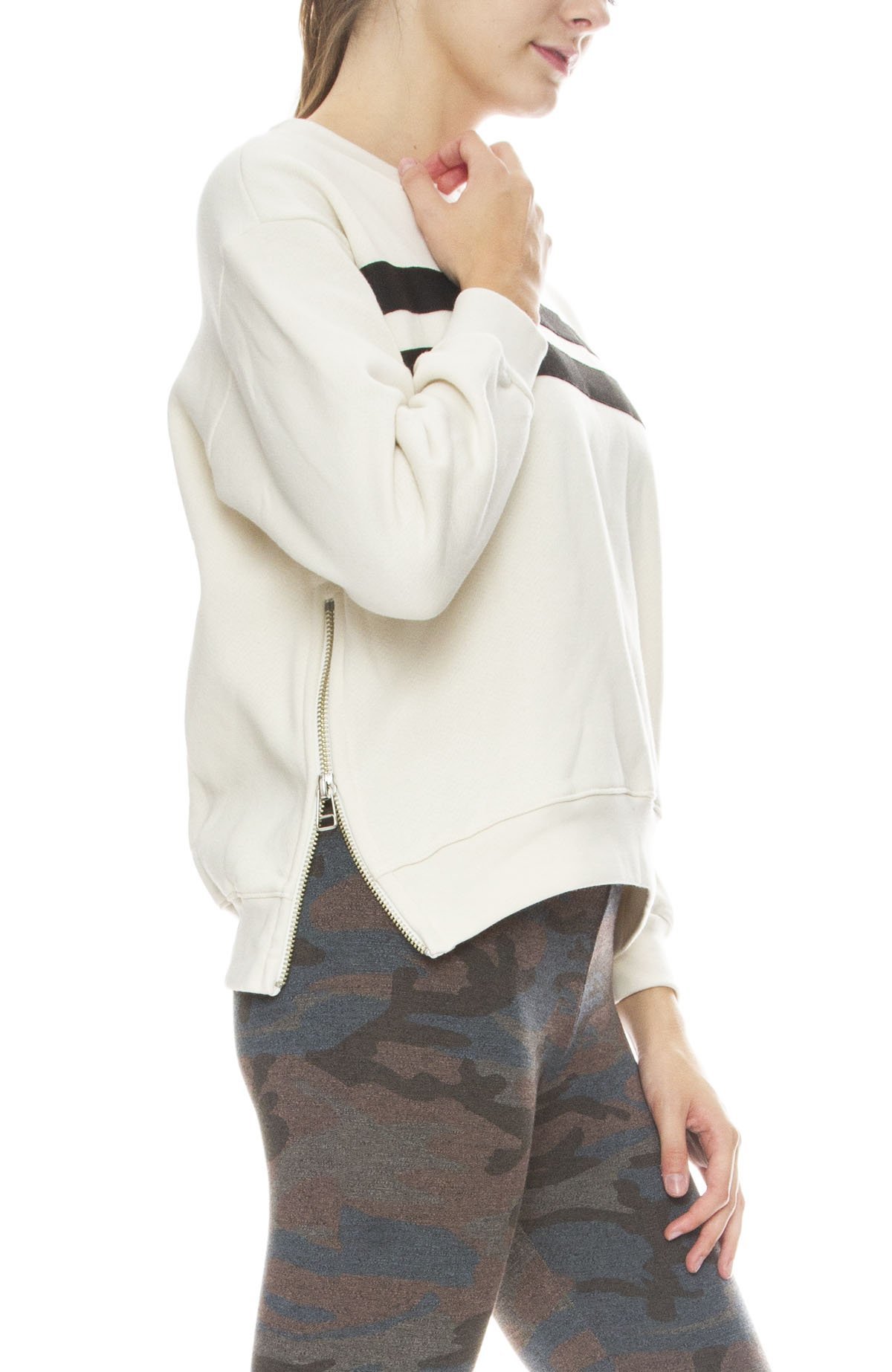 sundry side zip sweatshirt