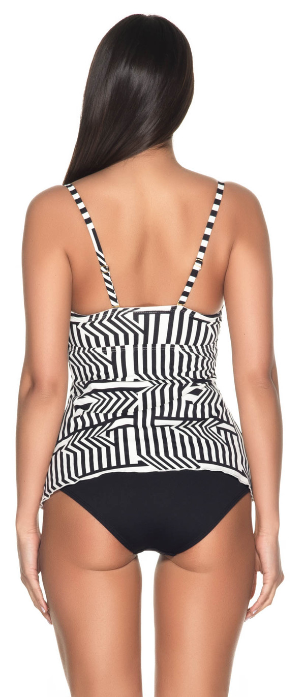 Estivo Black and White Tankini TOP Estivo Black and White Tankini TOP