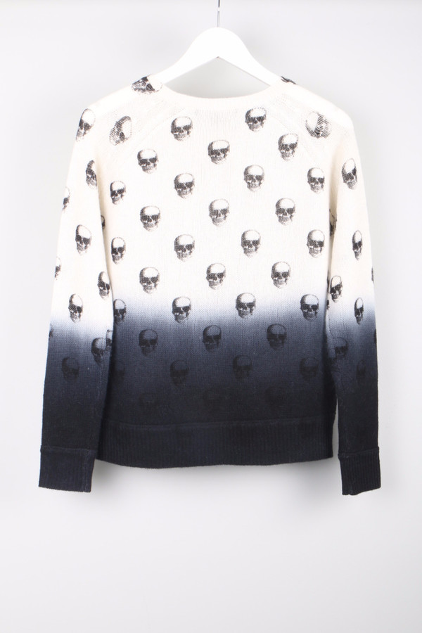 Skull Cashmere 50 Cent Dip Dye Sweater Skull Cashmere 50 Cent Dip Dye Sweater
