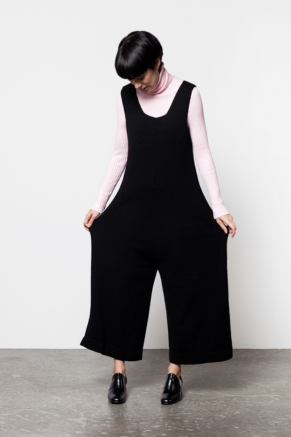 Lauren Manoogian Miter Overall | black Lauren Manoogian Miter Overall | black