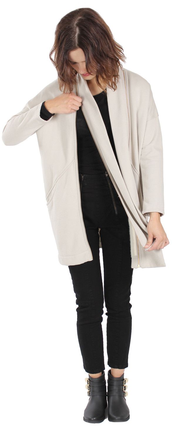 Prairie Underground Ditto Cardigan in Oyster Prairie Underground Ditto Cardigan in Oyster