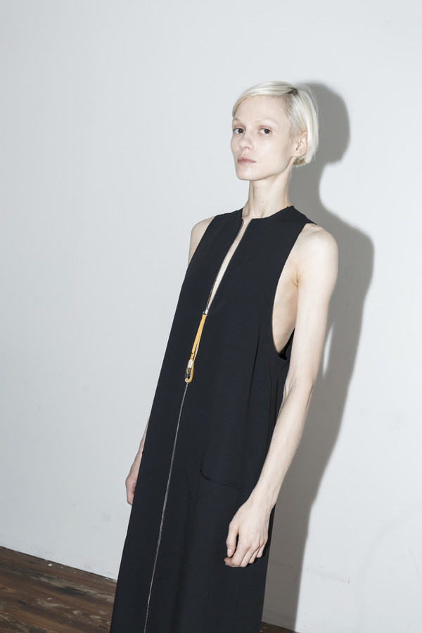 C.F. Goldman Black Zip Vest Dress C.F. Goldman Black Zip Vest Dress