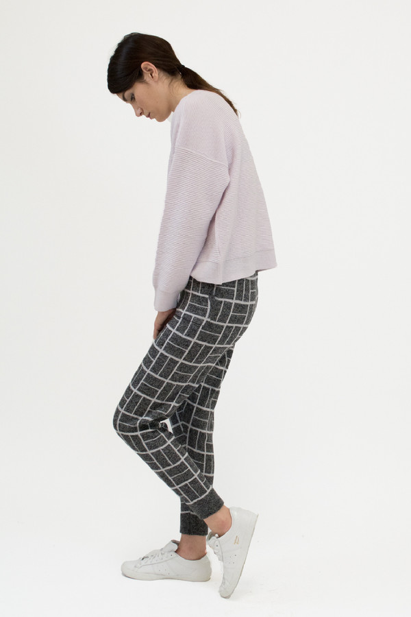 Micaela Greg Grey Block Sweatpant Micaela Greg Grey Block Sweatpant