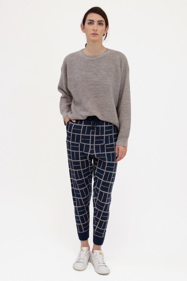 Midnight Blue Block Sweatpant Midnight Blue Block Sweatpant