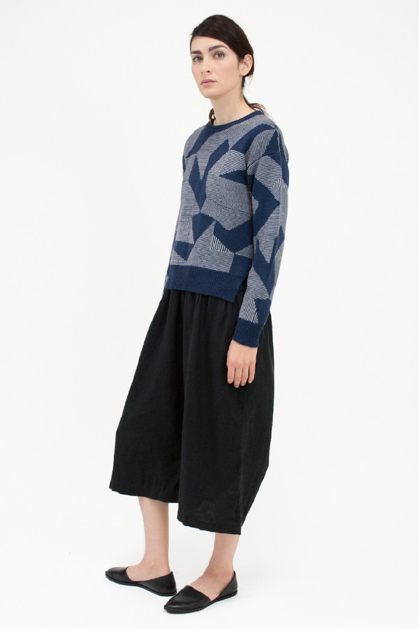Micaela Greg Moonlight Blue Spectrum Sweater Micaela Greg Moonlight Blue Spectrum Sweater