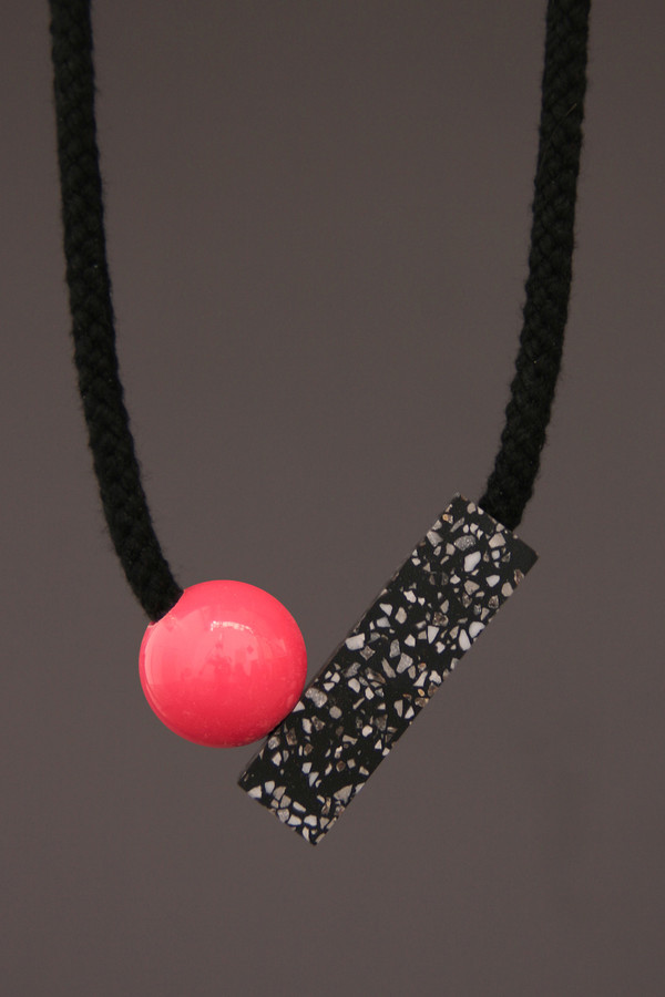 One We Made Earlier Ad Necklace Pink One We Made Earlier Ad Necklace Pink